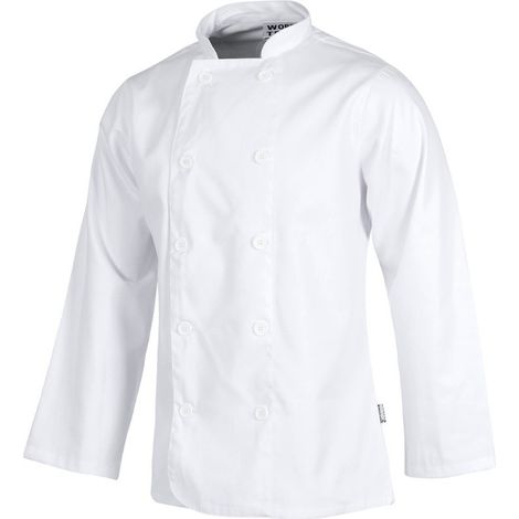 Casaca cuello mao de manga larga WORKTEAM Servicios B9002 XXL Blanco (1/3)