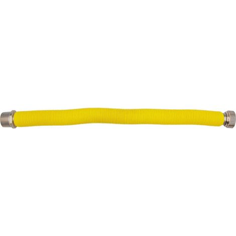 Flessibile estensibile ø 1" MF - 130 ÷ 220 mm per allacciamento caldaia gas rivestito in polietilene giallo 00000016140 (1/4)