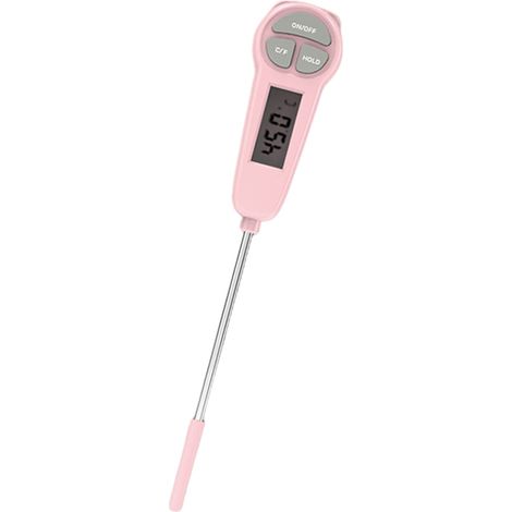 Küchenthermometer, tragbares Rosenthermometer, aus ABS und rostfreiem Stahl, zum Kochen und Fritieren, leicht zu verwenden, für das Haus (1/5)