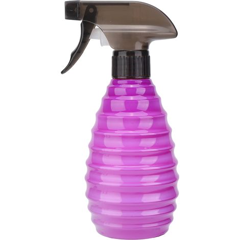 Flacon pulvérisateur violet 400ml pour coiffure salon de barbier, arrosoir à cheveux, bouteille d'eau styling (1/5)