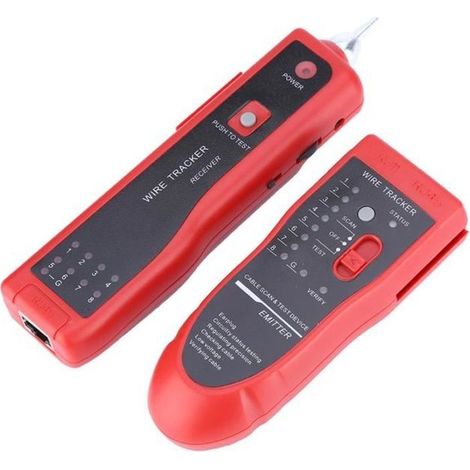 Traceur de câbles, Kit de test de câble téléphonique, Détecteur de ligne multifonction, Instrument de mesure de fil pour (1/4)