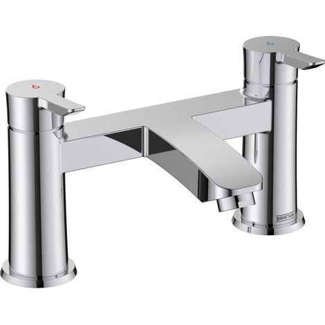 Bristan Apelo Bath Filler Chrome Bath Filler Mixer Tap with Ceramic Discs