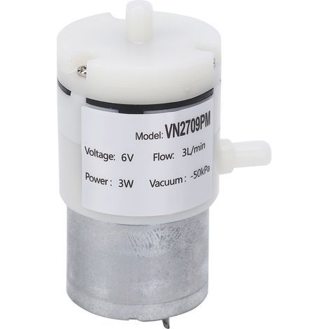 Stück DC 6V Membranpumpe 3L/min Mikro-Geräuschlose Vakuumpumpe (1/5)