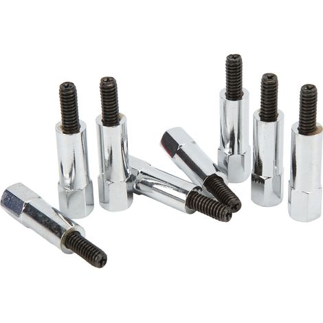 Satz mit 8 Zylinderkopfdeckelschrauben aus Aluminiumlegierung, kompatibler Ersatz für CHEVY 283 302 305 307 327 350 383 400 Motoren. (1/5)