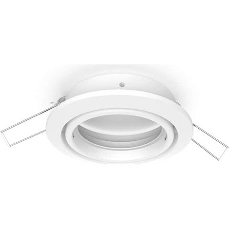 Empotrable Inteca Redondo Orientable Blanco 8 cm