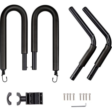 Portatablas de surf para bicicleta, compatibles con tablas cortas, tablas largas y tablas de paddle surf.