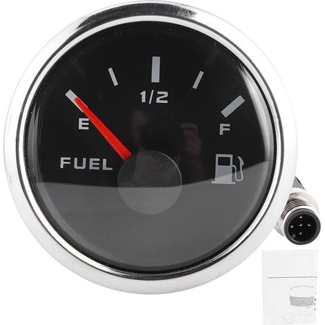 Jauge de carburant de conception en verre incurvé, jauge de carburant de bateau, meilleure expérience de lecture de données pour les yachts de bateaux. (1/5)