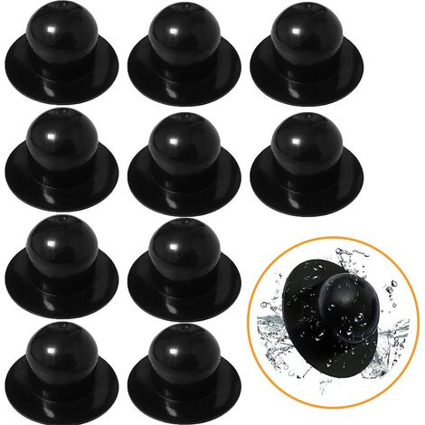 jardin piscine Lot de 10 bouchons d'étanchéité pour piscine - Prise murale - Pour accessoires de piscine Intex - Bouchon de rechange pour piscine - Bouchon (10 pack) (1/5)