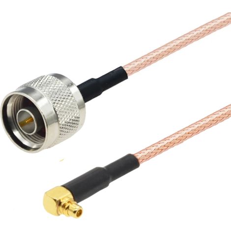 Cable pigtail mmcx con conector N / cable RG316 de 8 m