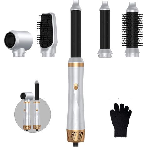 Air Styler 5 In 1 Magic Styler Avec 1000W Seche Cheveux, Brushing Brosse Soufflante, Auto Boucleur a Air, Brosse Soufflante Lissante, pour Sécher, Boucler, Lisser (1/5)