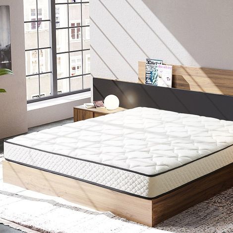 Iztoss – Matelas mémoire de forme 180x200cm – Épaisseur 15 cm – 7 zones de confort – Mousse haute densité respirante – Soutien ergonomique