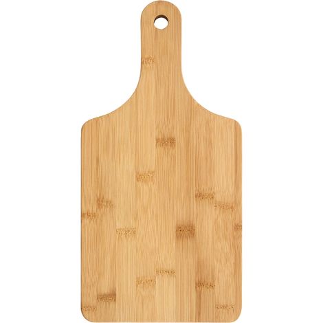 Interiors by Premier Bamboo Wood Chopping Board, Natural Wod Padle Board With Tapered Handle For Kitchen, Wood Chopping Board (1/3)
