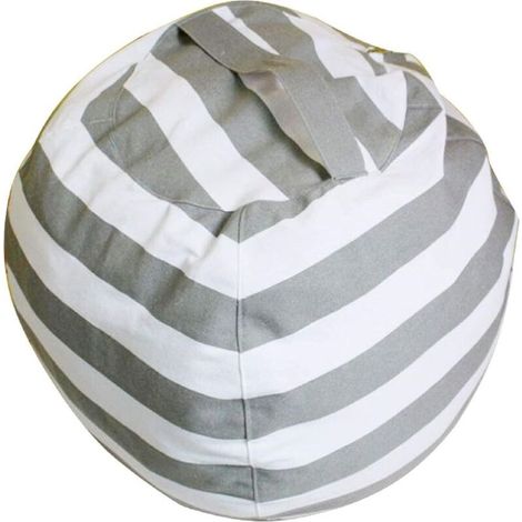 Pouf en toile (gris)-Fei Yu (1/2)