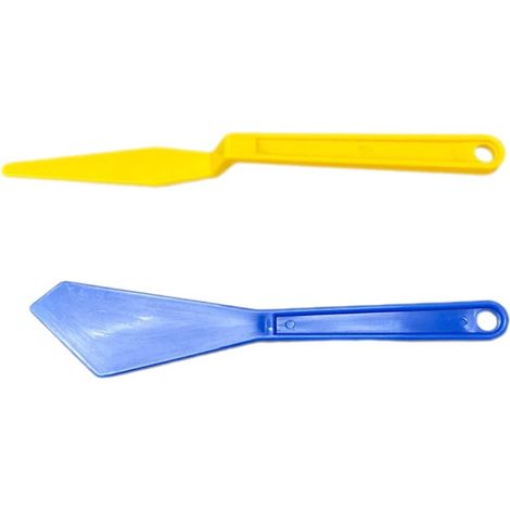 2pièces Grattoir pour Vinyle de Voiture et Film Teinté Outil de Grattage Plastique avec Manche Long Raclette à Tige pour Pose de Film Adhésif sur Vitres de Voiture (1/5)