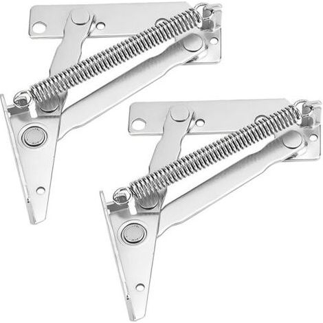 1 Paire Charnières à Ressort, 80 Degrés Charnière D'armoire, Support de Levage Pliable, Charnière de Porte D'armoire (1/5)
