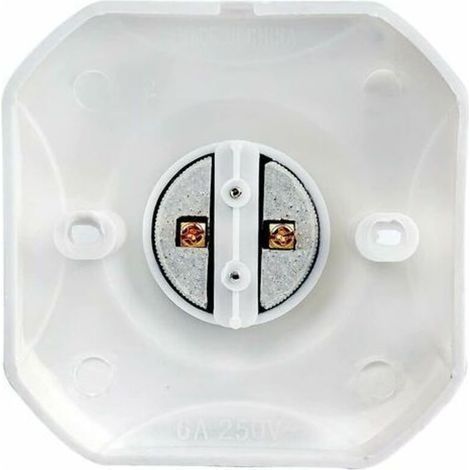 E27-Schraubfassung für Deckenleuchten, E27-Garagenleuchtenfassung, 220–240 V Wechselstrom, LED-Lampenfassung, E27-Sockel für Deckenleuchten, weißer Kunststoff-Lampensockel für Wandleuchten, 6er-Pack (1/4)
