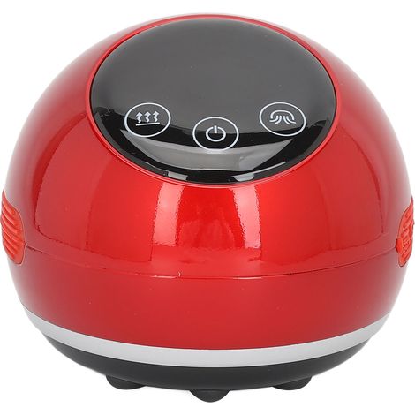 Appareil de ventouses électrique à 5 niveaux de chauffage et d'aspiration, masseur Gua Sha par pression négative, rouge (1/5)