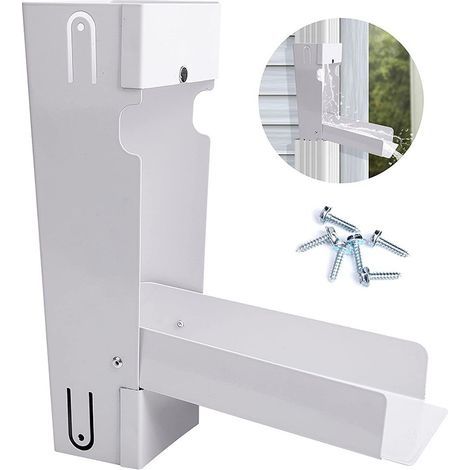 Récupérateur d\'eau de pluie Convient pour un tuyau de descente standard de 34 pouces Blanc (1/5)