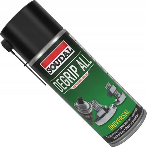Spray Penetrant Soudal Degrip All, 400 ml, Anticorrosion Et Lubrifiant