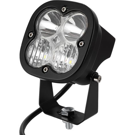Projecteur LED 40W 3,1 pouces RGB 6000K support réglable universel auto moto (1/5)