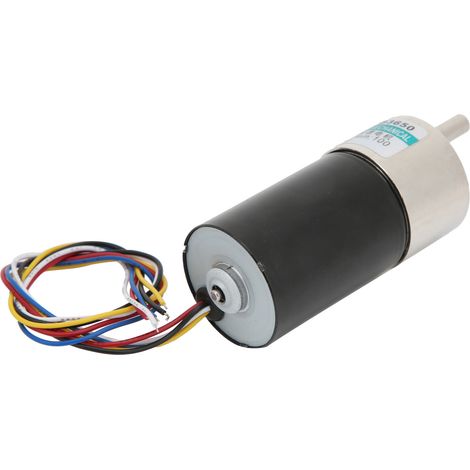 Moteur sans balais DC24V 100tr/min avec réducteur de vitesse XD-37GB3650 et support pour machine-outil CNC, mini motoréducteur compact (1/5)