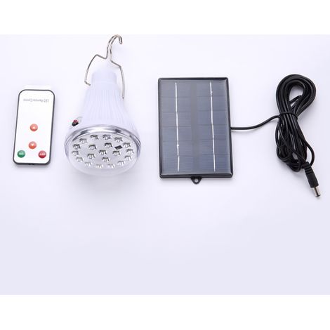 Solarbetriebene LED-Lampe – Tragbare USB-Ladelaterne/Spotlampe für den Innenbereich (Büro, Küche, Lesen), mit Solarpanel für Outdoor-Aktivitäten wie Wandern, Camping, Zelten und Angeln