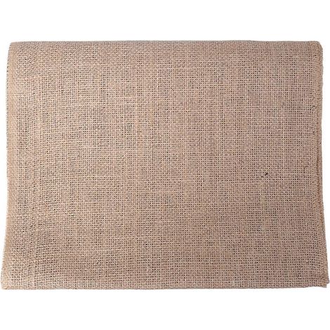 Rouleau de napperon en toile de jute - 30 cm x 275 cm. Couverture antidérapante anti-effilochage avec bordure travaillée. Les rouleaux de toile de jute conviennent aux mariages, aux chemins de table, (1/5)