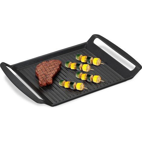 Stufa con piastra grill