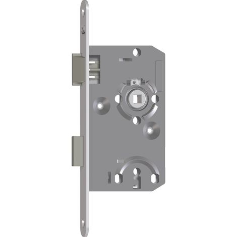 SAG Einstemmschloss 1 246000 BB,DM 55,Stulp 235x18x3mm, links, silber lackiert (1/3)