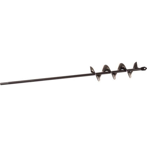 Tarière pour visseuse à batterie 450 mm, tarière pour trou de terre, tarière de jardin, tarière de plantation, tarière à pieux, (1/2)