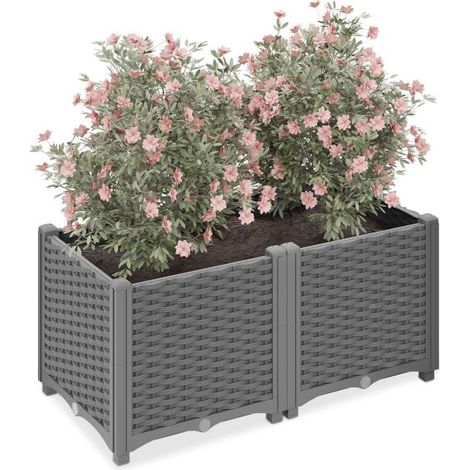Fioriera in stile rattan (1/5)