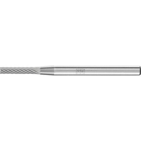 PFERD TOOLS Hartmetall Frässtift Zylinder ZYAS stirnverzahnt Ø 02x10mm Schaft-Ø 3 mm Z5 universal fein