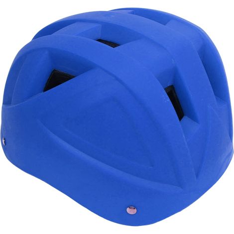 Casque de vélo enfant, respirant, ajustable et absorbant les chocs, pour vélo et trottinette (bleu). (1/5)