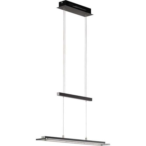 Hängelampe Pendelleuchte Esszimmerlampe LED Höhenverstellbar dimmbar schwarz (1/5)