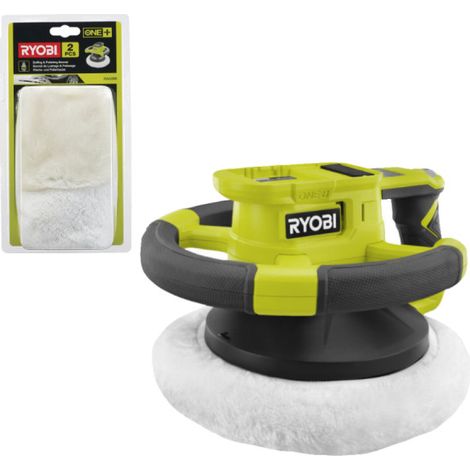 Pack RYOBI - Polisseuse RBP18250-0 - 18V One+ - sans batterie ni chargeur - Bonnet polissage et lustrage RAK2BB (1/5)