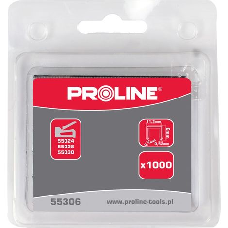 Agrafes trempées type A 53 L:14 mm Proline