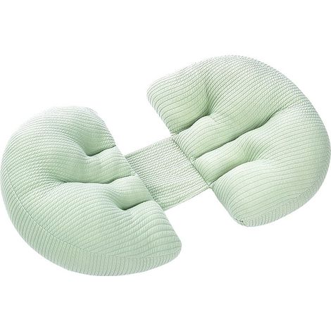 1 Coussin de grossesse forme U, cales amovibles, fibres bambou polyester, soutien dos ventre jambes, maternité (1/5)