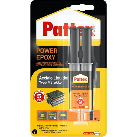 Pattex Power Epoxy Líquido Adhesivo de epoxy 35 g