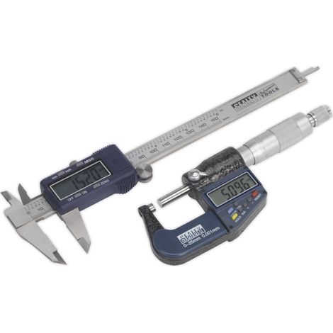 Sealey Digital Measuring Set 2pc AK9637D