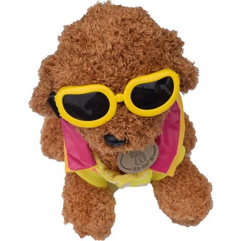 Lunettes de protection pour chien, lunettes de soleil pour animaux de compagnie, lunettes de protection UV pliables pour chien (1/5)