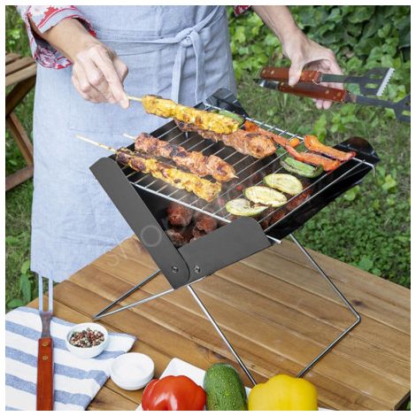 Mini Barbecue à Charbon Pliable et Portable - MINIGRILL (1/5)