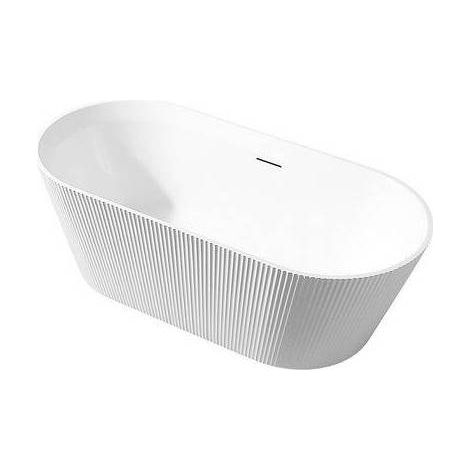 VASCA FREESTANDING CANNETTATA FIAMMETTA OVALE Misura: cm 170x80x58