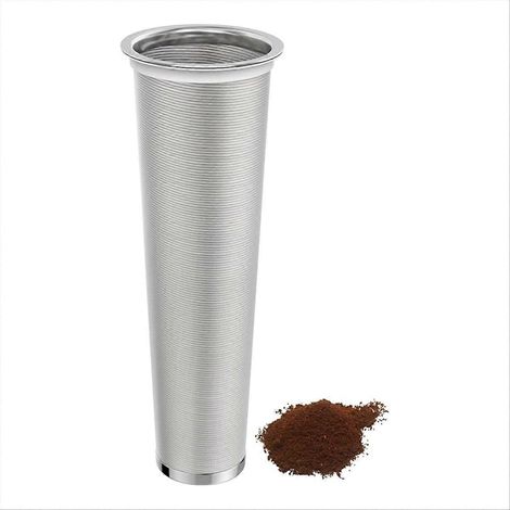 Kaffeefilter für Kaltbrühkaffee für 1,9-Liter-Einmachgläser (64 oz) – Feinmaschig, Edelstahl 304, mit Dichtungsring (1/5)