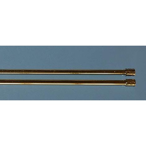 SWISH HOME - BACCHETTA TONDA A VITE 80-100CM D. 7mm IN OTTONE COLORE ORO (1/2)