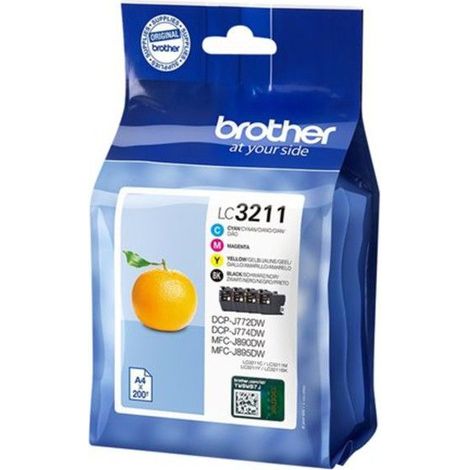 Cartucho de Tinta Original Brother LC-3211VAL Multipack/ Cian/ Magenta/ Amarillo/ Negro (1/5)
