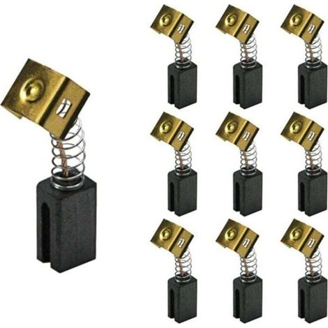 Paar Bürsten 6,4 x 7,9 x 12,5 mm 596071-00 für Black & Decker CD105 CD110 CD115 KG900 Winkelschleifer Elektromotoren - Crezuo