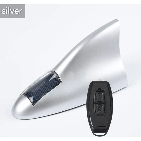 Antenne solaire magnétique pour voiture, feux LED pour camion, feux clignotants colorés, ailerons de requin, adaptés aux voitures et aux camions (1/3)