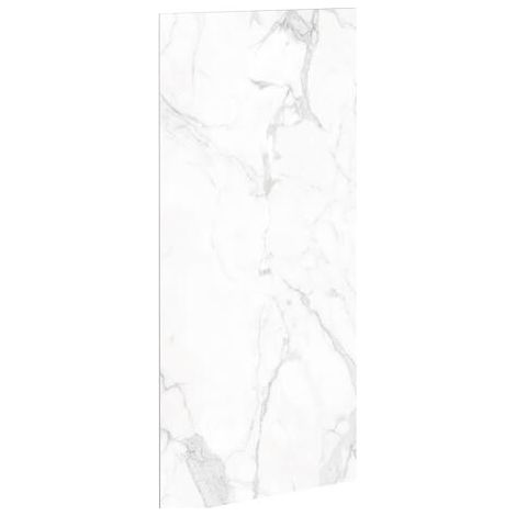 Panneau mural HÜPPE aspect marbre blanc L 100 x H 255 cm (1/2)