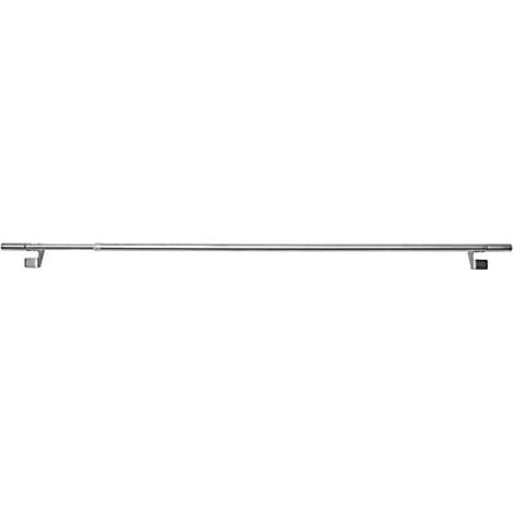 1 Tringle Extensible Embout Cylindre - Inox - 80-110CM - Diamètre 10 (1/3)
