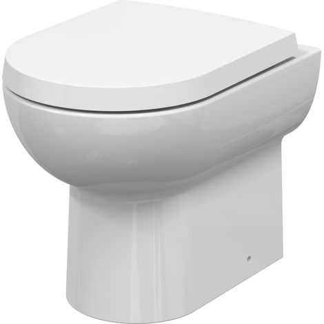 Nuie Isla Back to Wall Pan 525mm Projection - Excluding Seat (1/2)